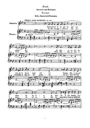 Quale insolita gioia (Duet and Trio - Amneris, Radames; Aida)